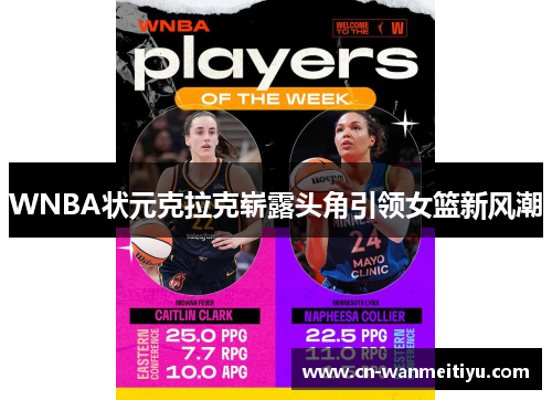 WNBA状元克拉克崭露头角引领女篮新风潮